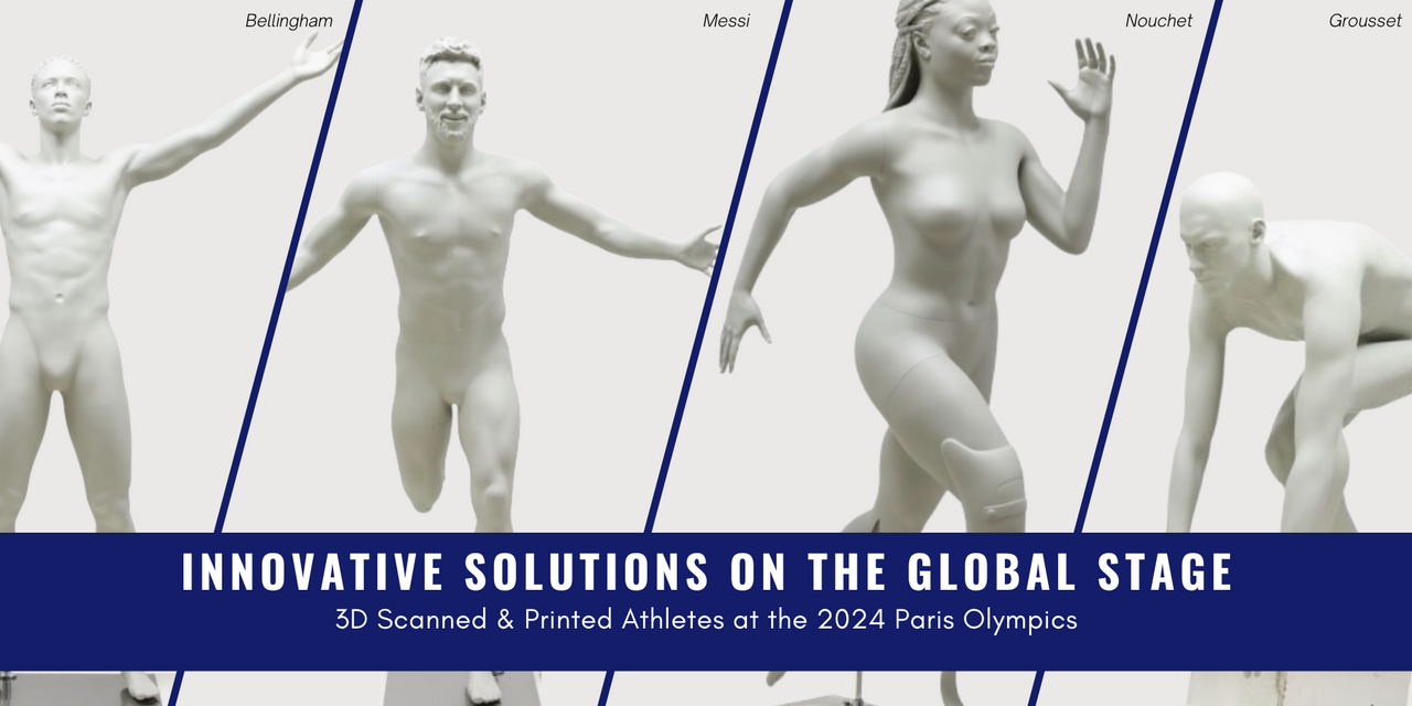 BSI Cutting Edge 3D Scanned & Printed Athletes For the Paris Olympics