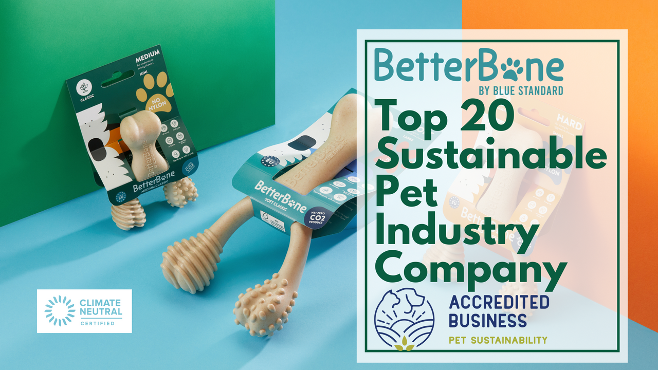 BetterBone By Blue Standard Inc. Named as a Top Sustainable Pet Brand 2024